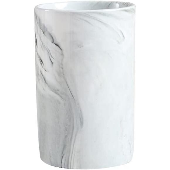 Ceramic Toothbrush Holder Bathroom Cup Marble Pattern Drinking Mug Pen Holder Gr - Picture 8 of 8